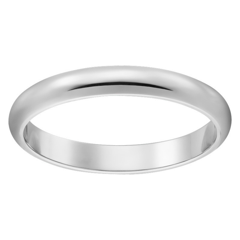 Round Plain Band Wedding Rings That Wont Fade