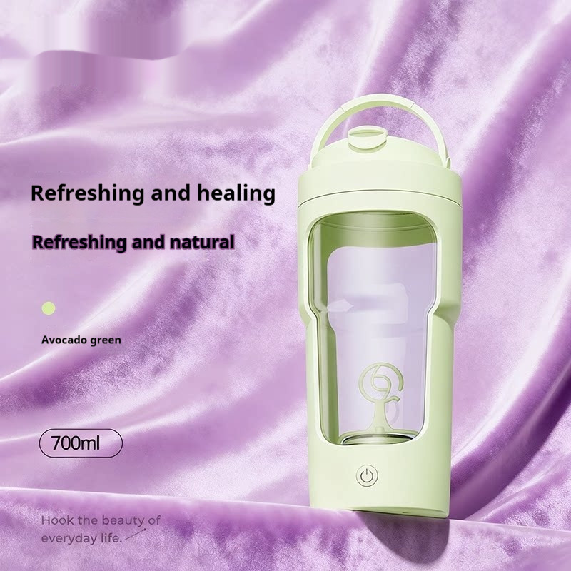 Portable Electric Blender With Measuring Scale And Charging Function
