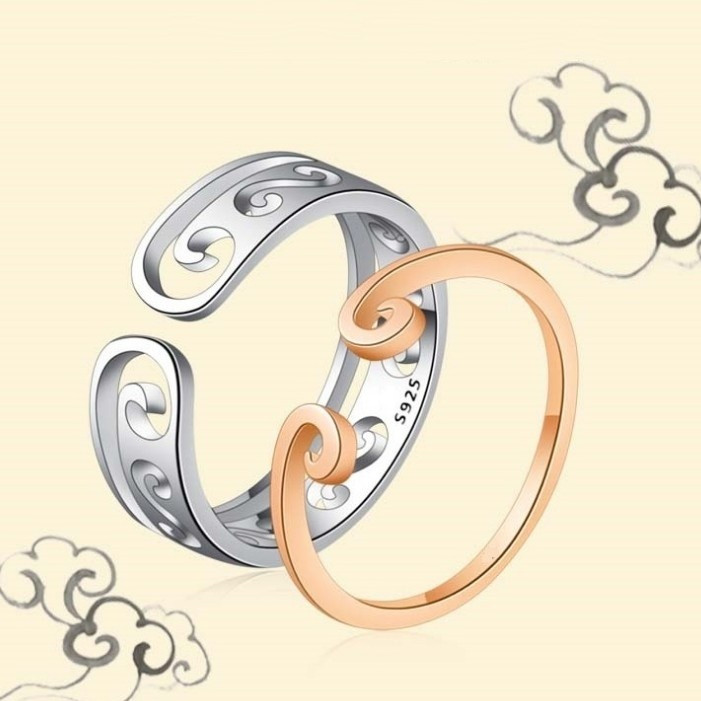 Crown Rings For Women White Gold Engagement Wedding Ring Jewelry