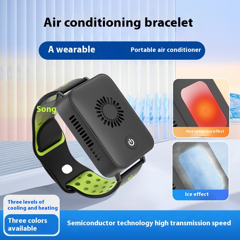 Air Conditioning Bracelet Rechargeable USB Mini Watch Fan