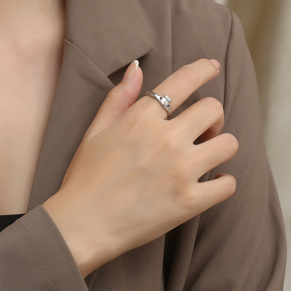 Nordic Traditional Wedding Unisex Style Couple Couple Rings