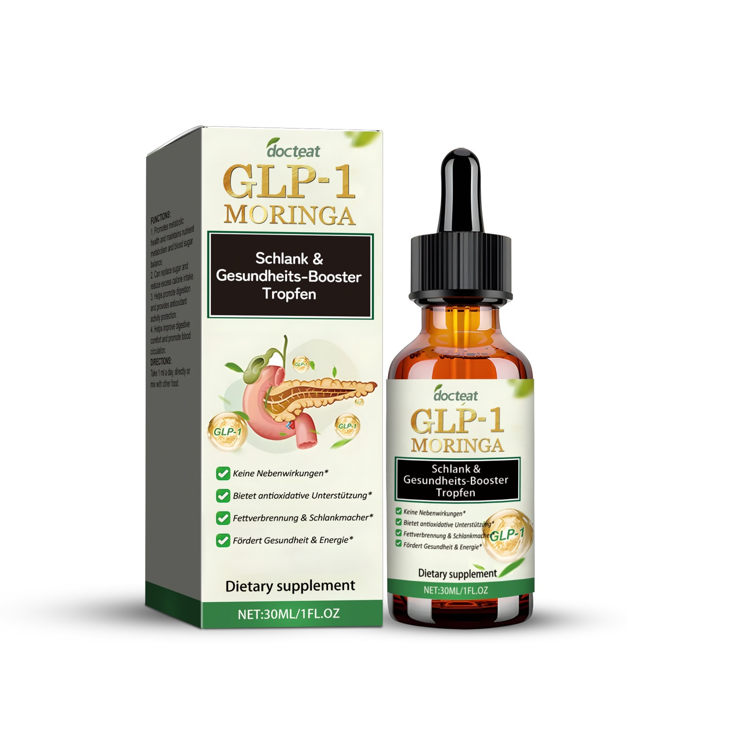 Moringa Schlank  Gesundheits-Booster Tropfen GLP-1